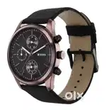 Titan Men Black Dial & Textured Straps Analogue Multi Function Watch