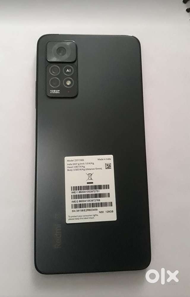 Redmi Note 11 Pro + 5G (Stealth Black, 6GB RAM, 128GB Storage)