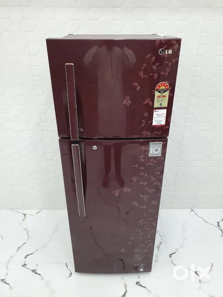 **LG double door refrigerator 1 year warranty free delivery