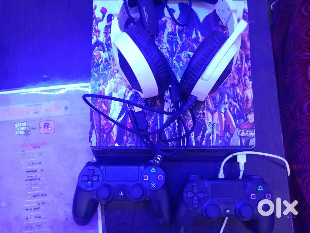Ps4 pro slim for rent with 10 Games