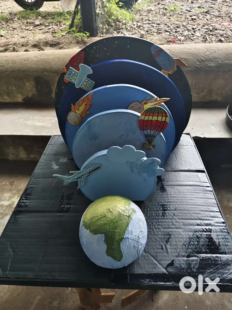 Layers of atmosphere still model