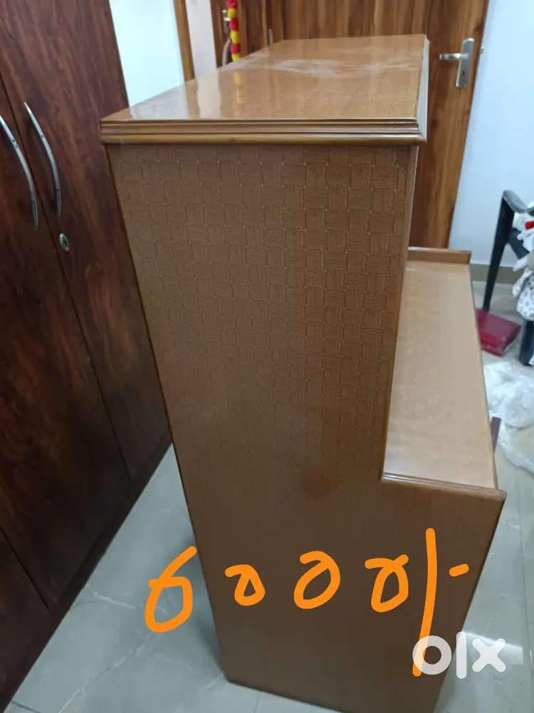 Computer table and bed