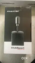 Racing simulation fanatec handbrake and gear shifter