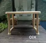 2Items:   2 plastic Tables & exercycle