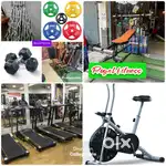 All gym exercise cycle and treadmill available