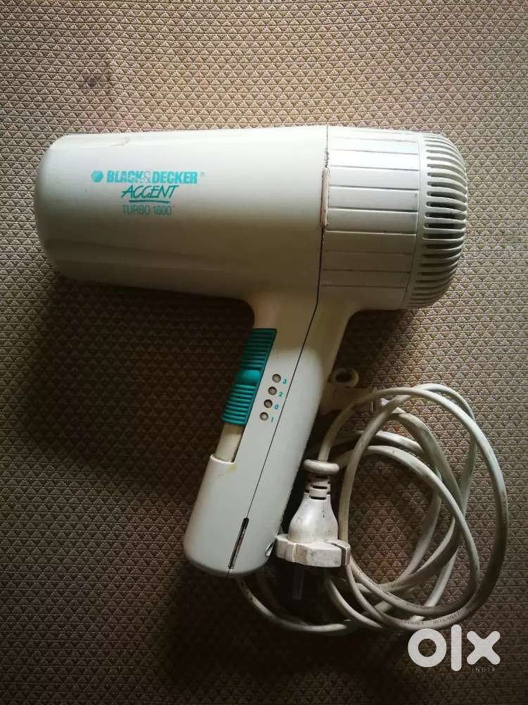 Black and decker hair dryer