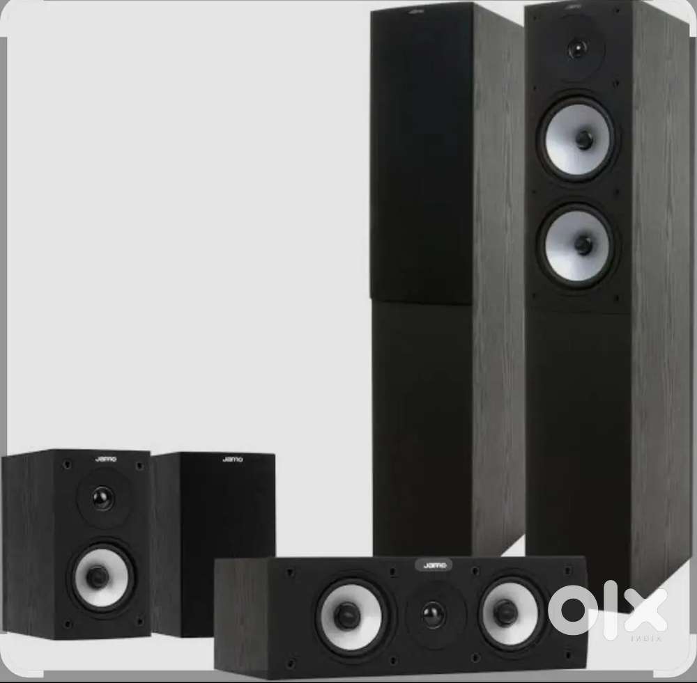 Jamo S 526 HCS 
5.0 Speakers (Black Colour) Package