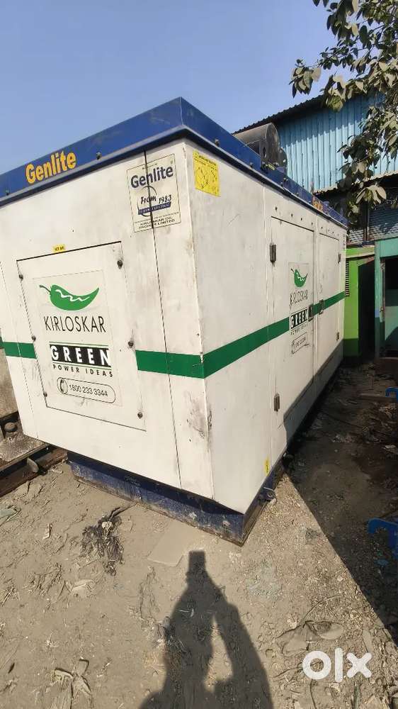 125 kva 4k Kirloskar Silent gen set model 2013 running hour 950