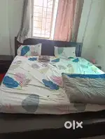 King size bed with free mattress