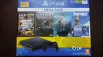 PS4 Slim 1TB + GTA 5, God of War, Days Gone, Spider-Man + Box & Extras