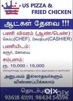 Chef and Counter staff Required