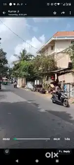 2.7 cent land for sale Sasthamangalam 20 m from main road