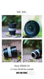 Sony 50MM 1.8 - 1.5 years old