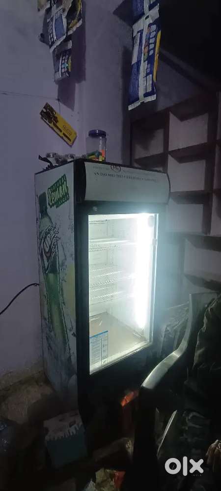 Cold drink fridge running