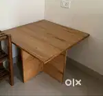 wooden corner table