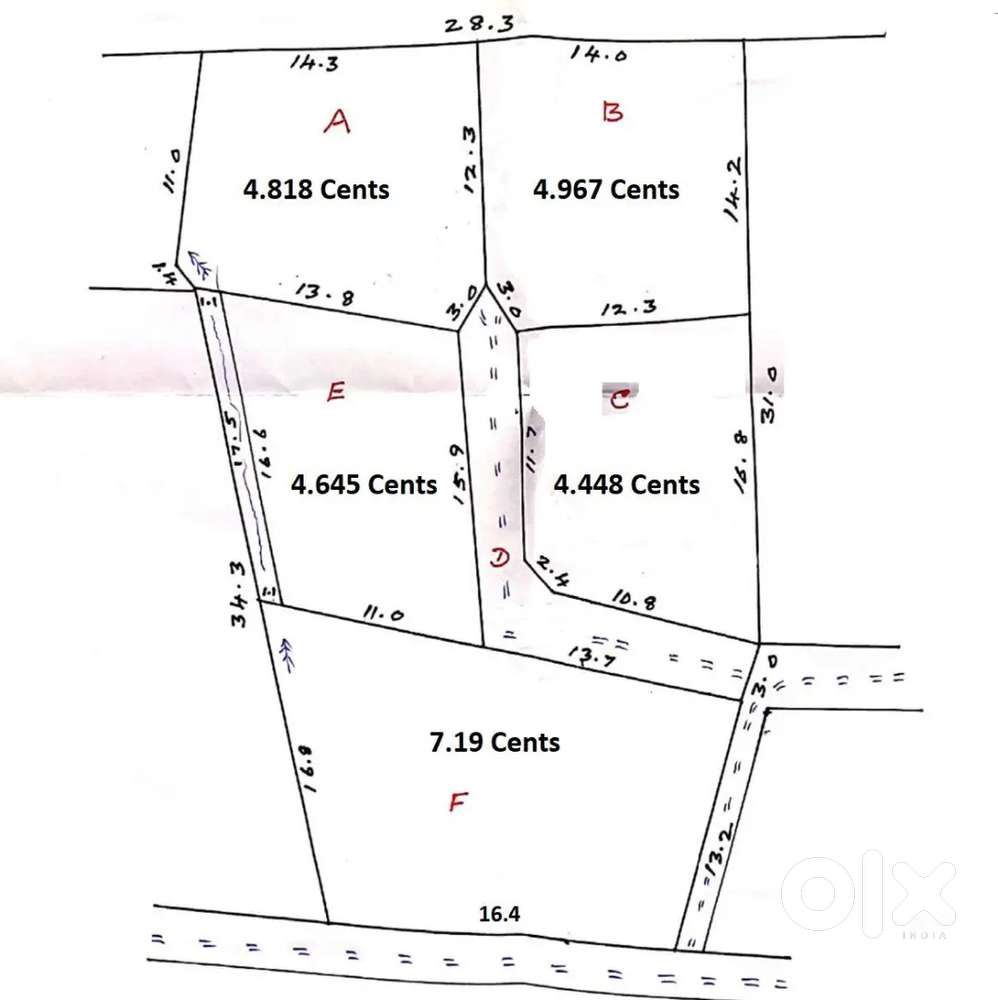 Plot for sales near chengamanad