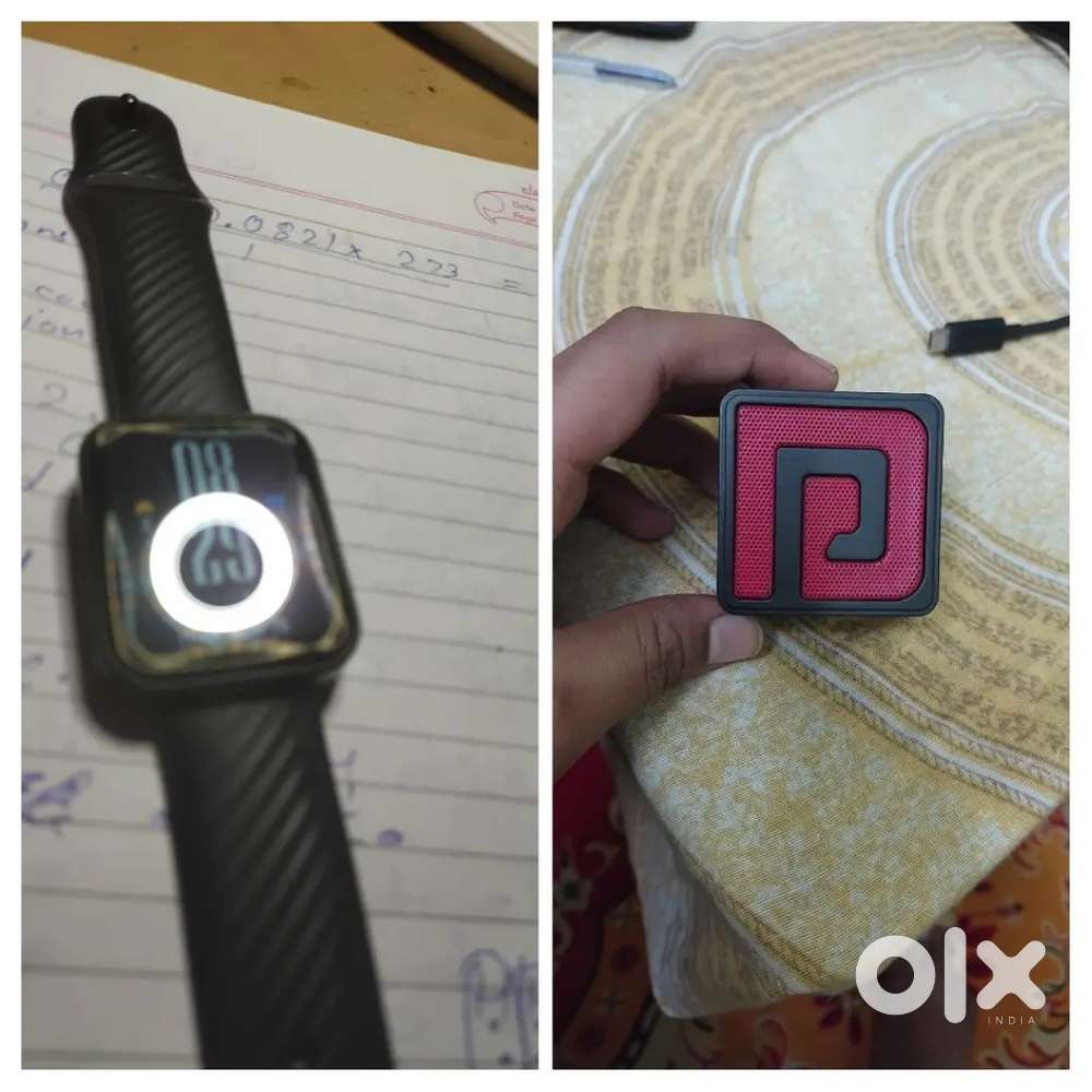 Speaker and noise smartwatch