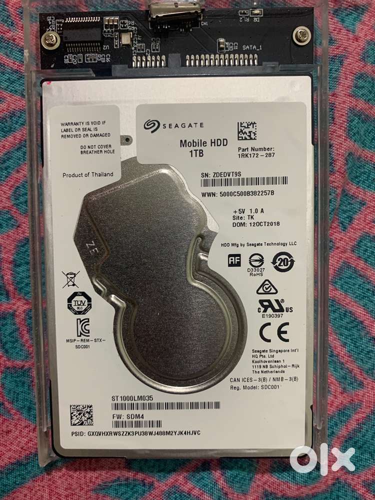 1TB HARDDISK SEAGATE
