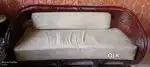 3 seater wooden sofa set with coffee table