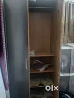 Shop furniture,Fibre wardrobe, padestial fan, chair and table