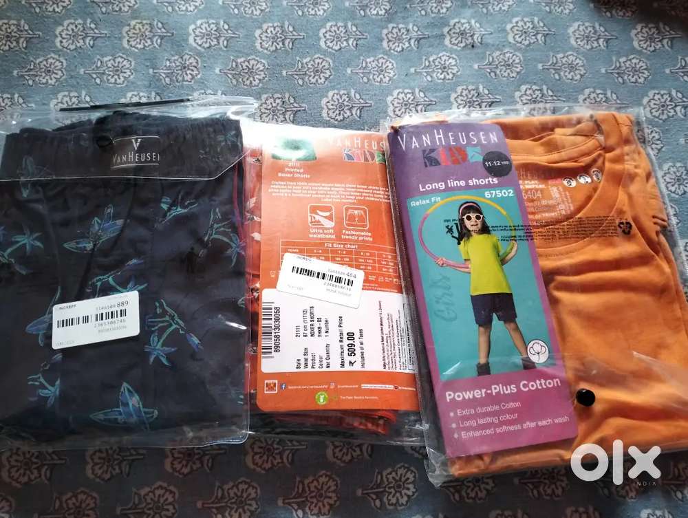Van Heusen 2 boy shorts and one girl T shirt