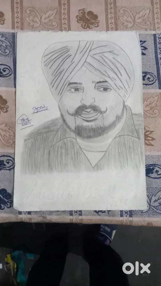 Sidhu moosewala drawing