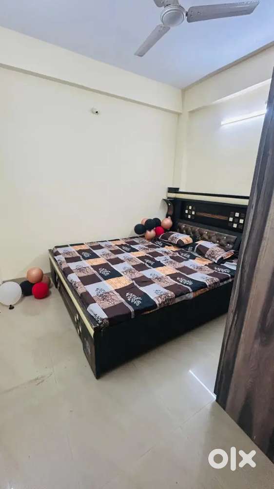 2 bhk flat Bed wardrobe