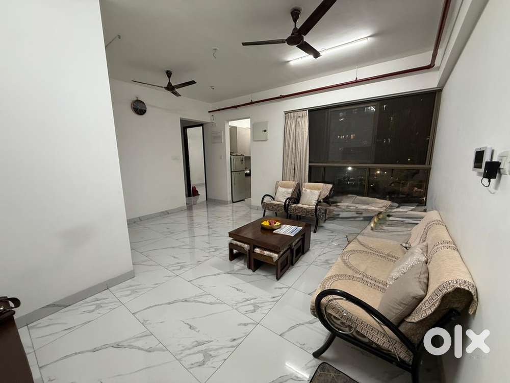 2 bhk semi furnished with modular kitchen