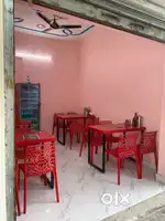 Table chair coffee machin counter chulha