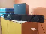 Home theater, Sound bar with woofer fully working conditions all new