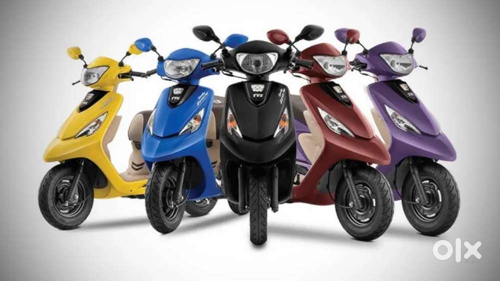 Tvs Zest110 New 2025 Low down payment 4444/- spot delivery