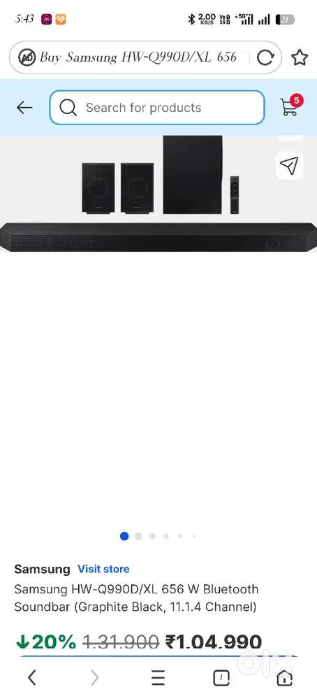 Samsung soundbar  Q990D