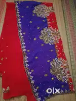 Fancy saree with blouse