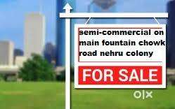 SEMI COMMERCIAL FOR SALE AT NEHRU COLONY ON MAIN 60 FEET ROAD