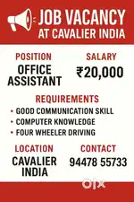 Office Assistant positions