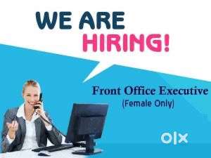 Urgent requirement for female in front office manger fresher also appl