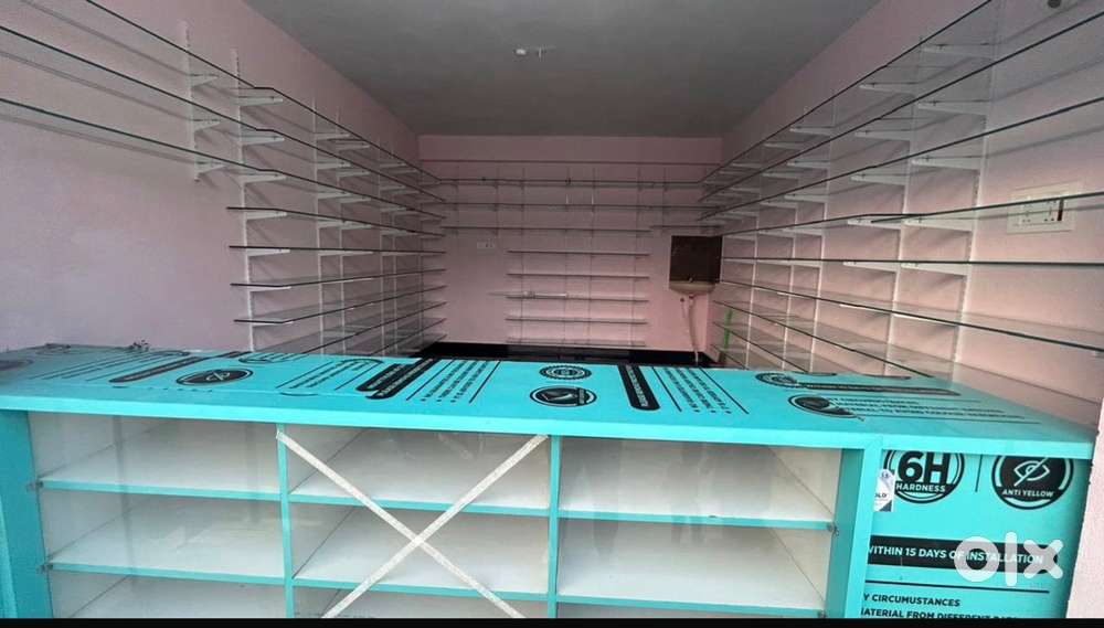 Glass shelves