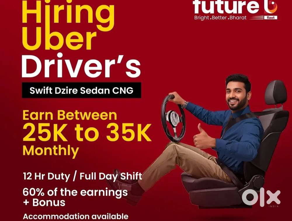 Wanted uber drivers for comisiin basis