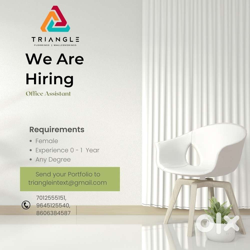 Female staff required for showroom assistance / customer handling