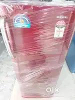 I'd57 samsung red colour single door refrigerator inbuilt stabilizer