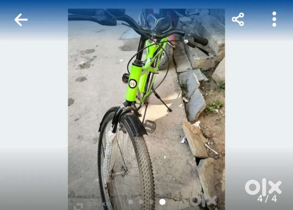 Bicycle hero green colour