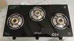 3 burner glass top gas stove