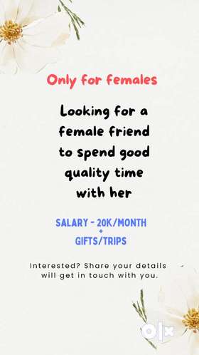 Only for femalesPart time workNo experience requiredGood opportunity for freshersLess work load/ Goo...