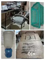 Daliya+ Water dispenser+ bottle+ table+ chair +bookshelf+bed+matress