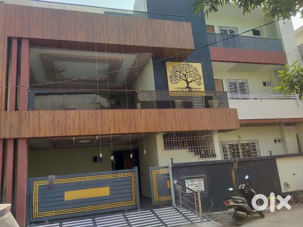Semi furnished 3 BHK House for with seperate Study room and Pooja room