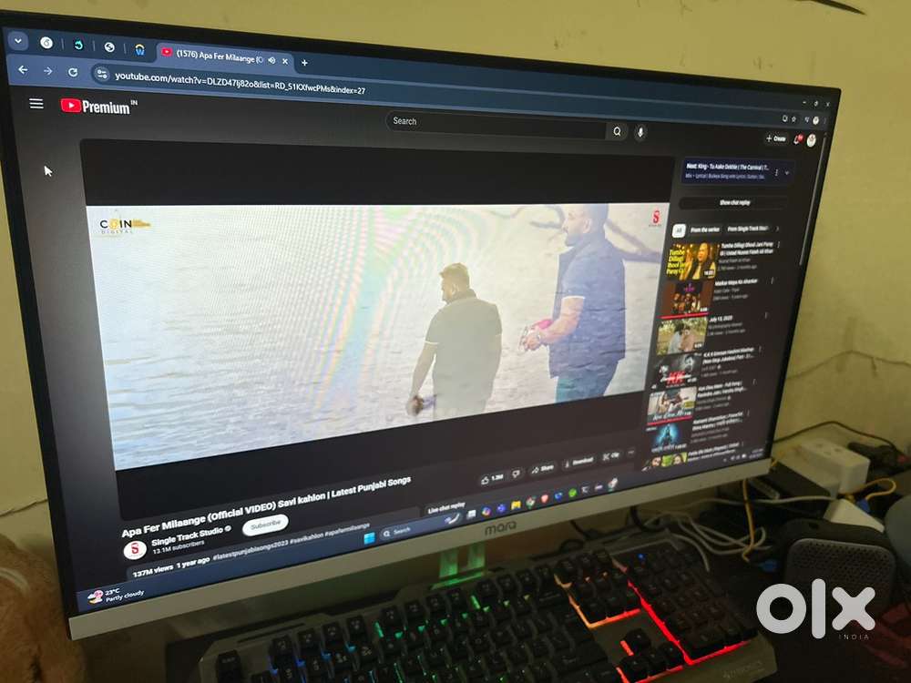 Mar Q monitor 27 inch full HD brand new condition