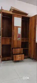 BRAND NEW 3 DOOR WARDROBE IN JUNGLE WOOD DIRECT FROM FACTORY