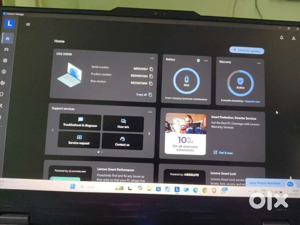 Lenovo loq i5 12 gen brand new laptop only 3 months old