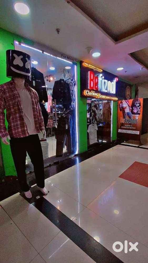 Men's store setup For SALE ( Clothes and Furnitures)