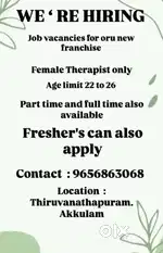 Telecalling female staffs and Female Therapist